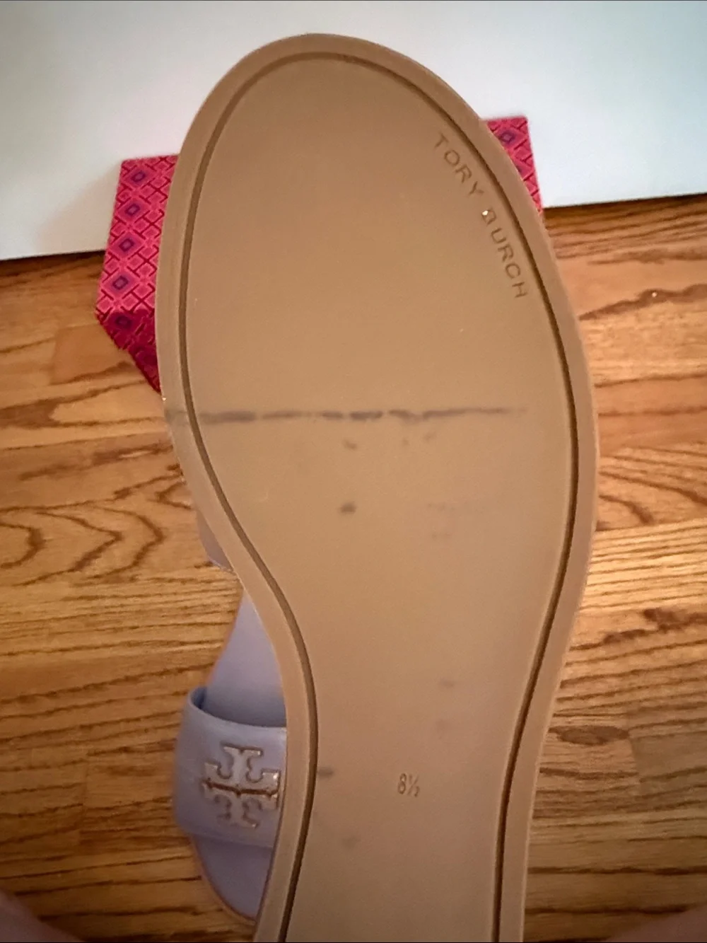 Tory Burch Lavender Slide Sandals